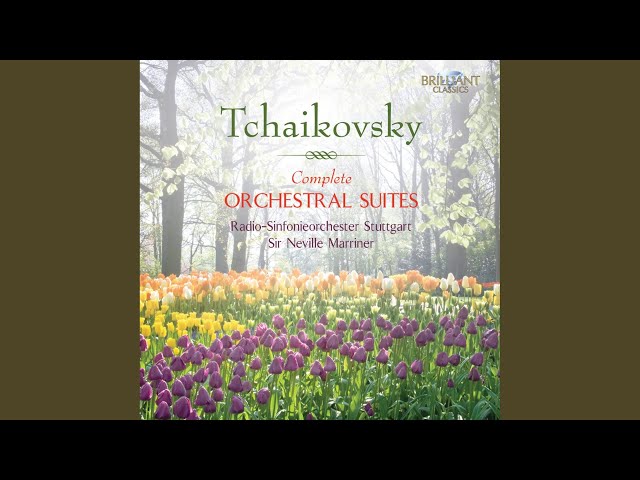 Tchaïkovsky - Suite orch n°4 "Mozartiana":Finale "Thème et variations" : Orch Symph Radio Stuttgart / N.Marriner