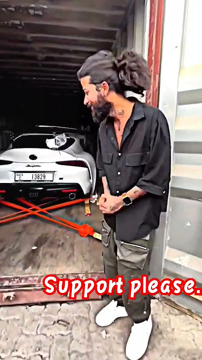 Babu Bhai ka delivery new car. #babubhai #newcar #supra #dubai  #treading #short #shorts #power