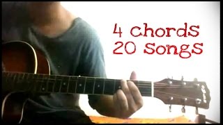 These are 20 famous songs which can be played using just 4 chords (g
em c d).i intentionally didn't put recent songs, rather tried to focus
on collecting ...