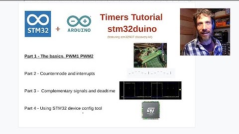 STM32duino Timer Tutorial:  Part1 - The Basics (PWM1 and PWM2)