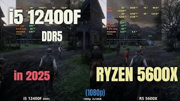 Ryzen 5600x vs i5 12400F (DDR5)