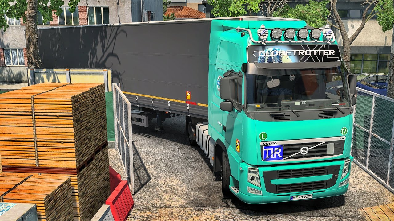 Driving on Narrow Streets Hairpin bends Through Greece | #ets2 1.55