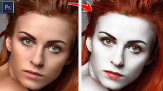 How To: Porcelain Skin Effect In Photoshop (3 Min) | Smooth Porcelain Skin Using High Pass Filter