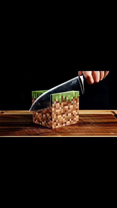 Asnr cắt khối cỏ trong minecraft  #asmr #relaxing