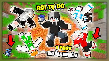 Minecraft nhưng Bạn Sẽ Bị Rơi Tự Do Mỗi 1 Phút | Siro Hủy Diệt Kamui - Kairon và Mèo Simmy Lật Mặt