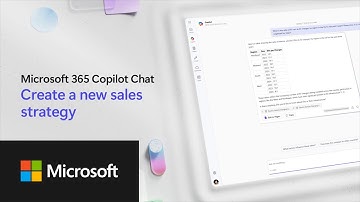 Create a sales strategy with Microsoft 365 Copilot Chat