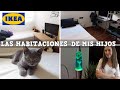 Habitaciones con muebles de IKEA y Leroy Merlín