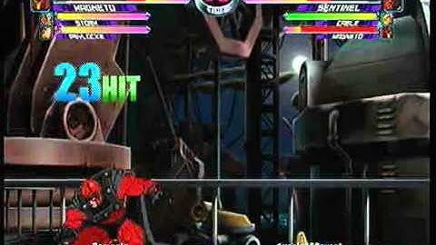 MvC2 Online (360): Brett (MSP) vs useleSSSavant (Sent/Cab/Mag) 54 .:1.12.11:.