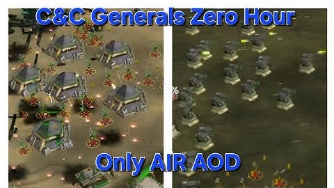 C&C Generals Zero Hour 2 Players AOD only air