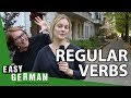 Conjugation of regular verbs: Sagen, Machen, Hören | Super Easy German (83)