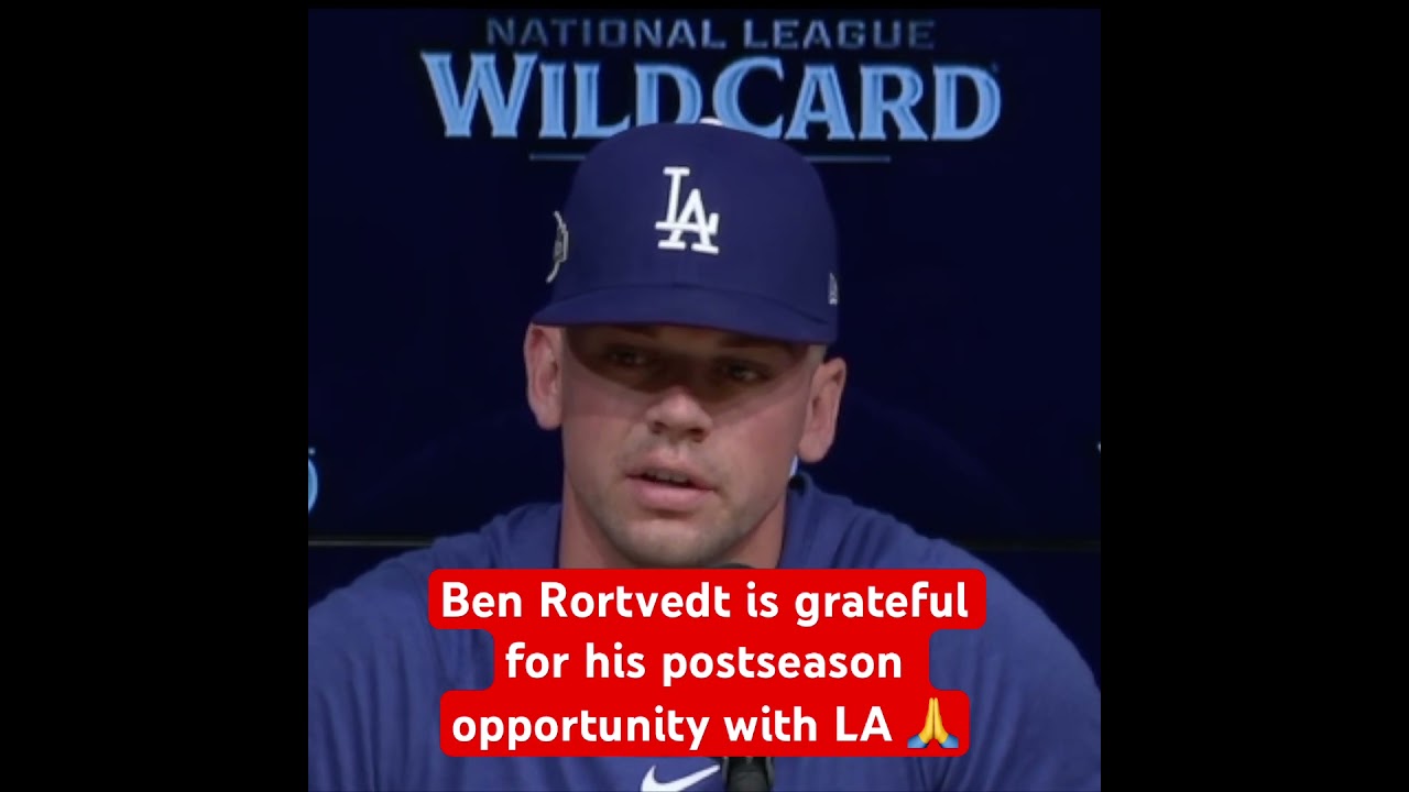 Ben Rortvedt is grateful for his postseason opportunity with the