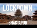 Bhaktapur durbar square during lockdown  stock photography nepal