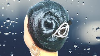 Quick Super Easy Clutcher Bun Hairstyle For Long Hair Girls | Long Hair Hairstyles | Juda Hairstyles