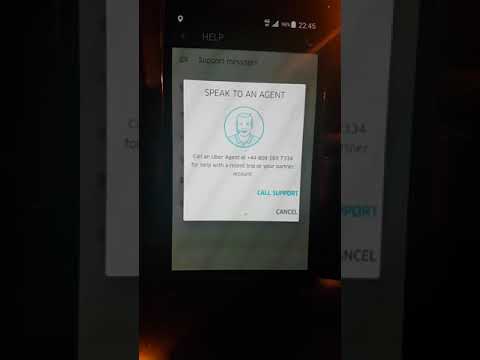 Comment appeler Uber support