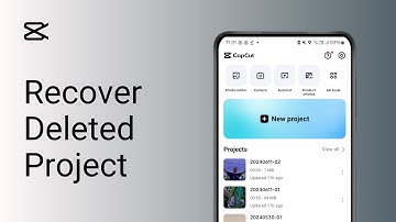 (Easy) How to Recover Deleted Capcut Project in 2024