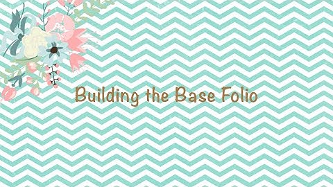 Sweet Pea Mini Memory Folio: BUILDING THE BASE FOLIO