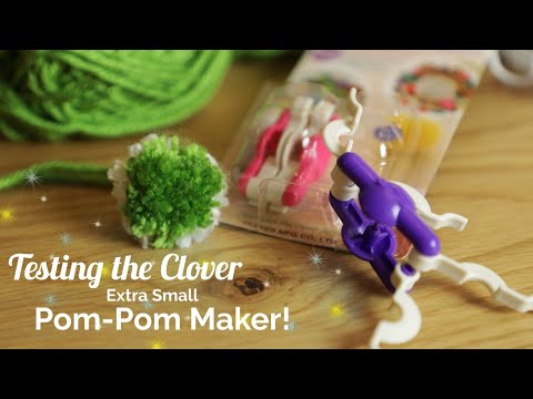 How To Make Pom Poms with Clover Pompom Makers 