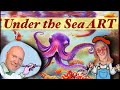 Under the sea art  story time with davy art with a pen  serenity studio art