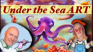 Under the Sea ART & Story Time with Davy Art with a Pen & Serenity Studio Art
