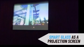 Smart Glass and Smart Film Can Be Used As a Projection Screen!