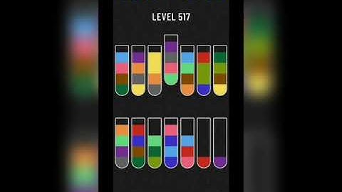 Water sort puzzle level 517