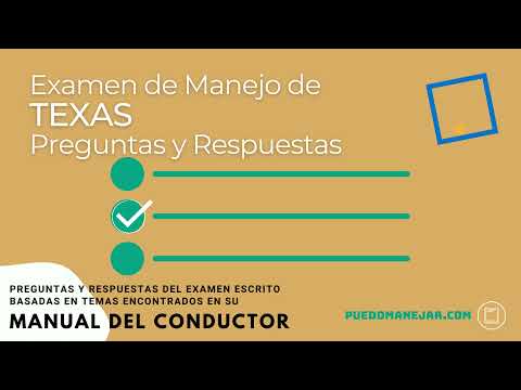 Video: ¿Qué necesito para obtener mi permiso DPS de Texas?