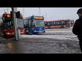 Sweden, Stockholm, bus 474 ride from Slussen bussterminalen to farstadal  #bus #bus474 #snö