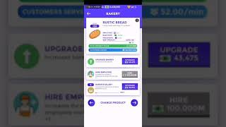 Idle Supermarket Tycoon Mobile App Gameplay screenshot 5
