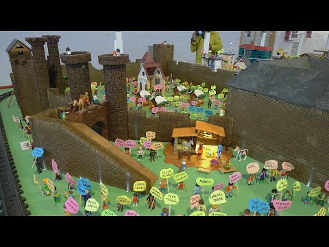 El Belén Playmobil incorpora el Castillo de los Templarios a sus 500.000 piezas