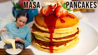 Masa harina pancakes: a taste of Mexico