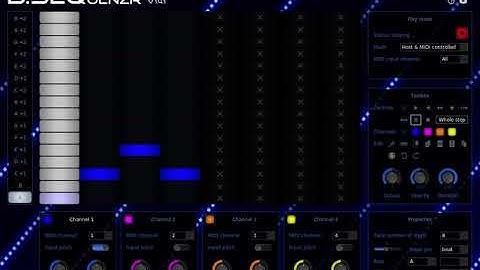 B.SEQuencer as arpeggiator