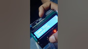 How to Build the Classic Dino Game Using Arduino UNO & LCD Display#trending #tiktok #sorts