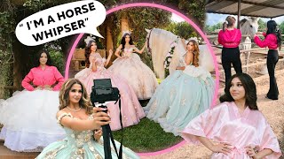 Quince Photoshoot with a HORSE! | M2kModel Vlogs by Moda2000 5,425 views 6 months ago 8 minutes, 21 seconds
