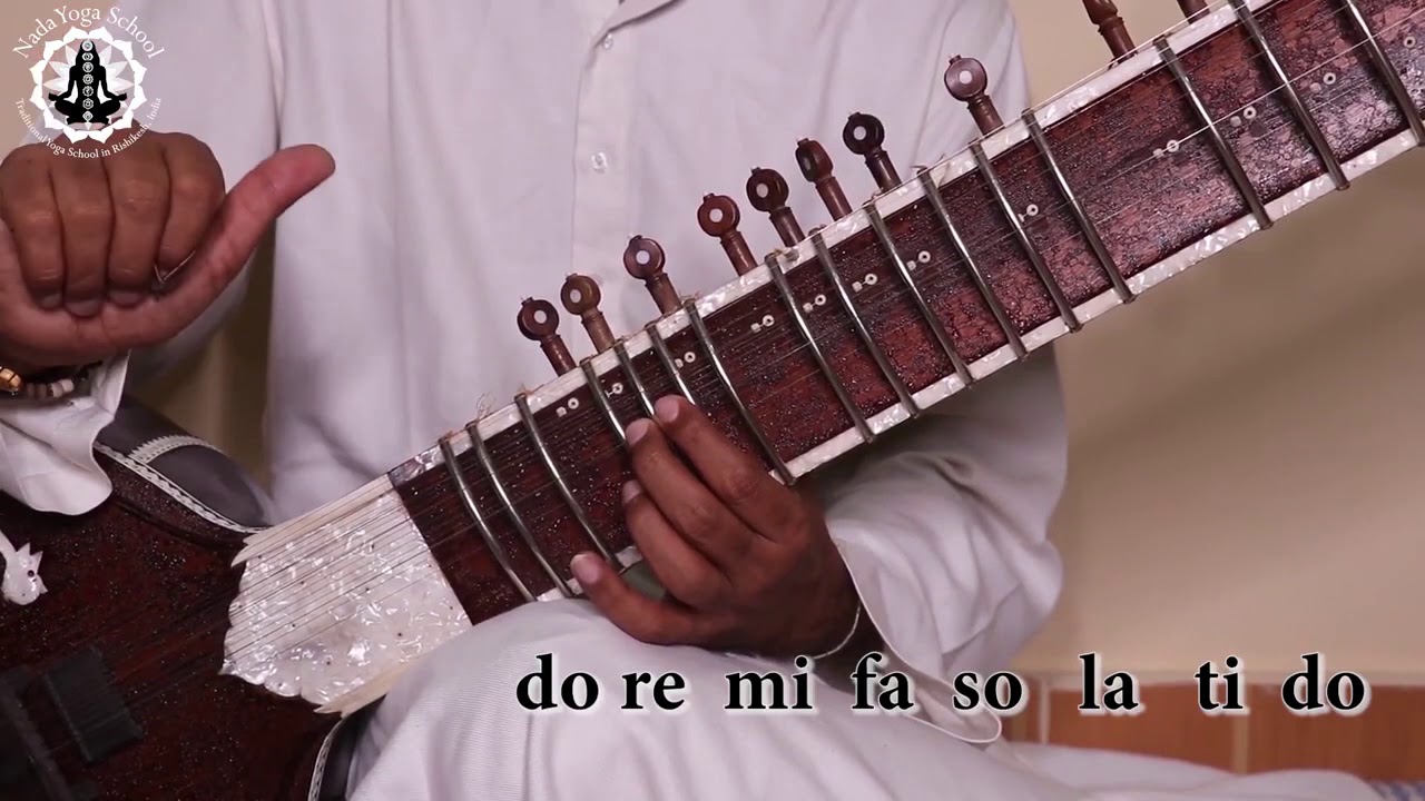 How To Play Sitar Right Hand Exercise Lesson 1 Youtube