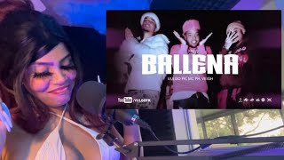 (GRINGA REACT) VULGO FK - BALLENA (FT. MC PH E VEIGH) #eua #react 🇺🇸