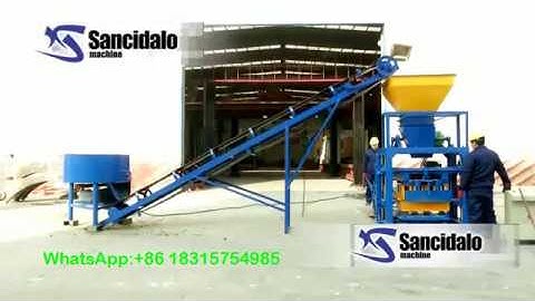 qt40-1 small cheap cement hollow block making machine