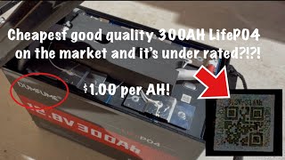 Cheapest good quality 300AH LifeP04 battery on the market is from Dumfume?