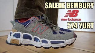 NEW BALANCE SALEHE BEMBURY 574 YURT REVIEW & ON FEET......I CAN'T BELIEVE THEY DID THIS