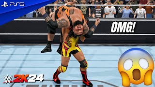 WWE 2K24 - Chad Gable vs Bronson Reed vs Sami Zayn - Triple Threat Match at King & Queen Of The Ring