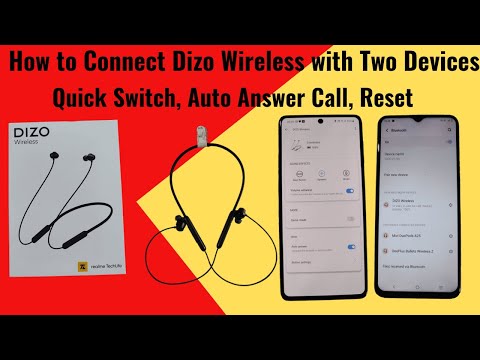 How to Connect Dizo Wireless Neckband with Realme Link | Features - Quick Switch, Auto Answer Call