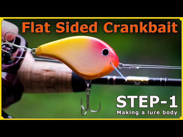 How to make a Shallow Diving Flat Sided Crankbait (7cm) / Step-1