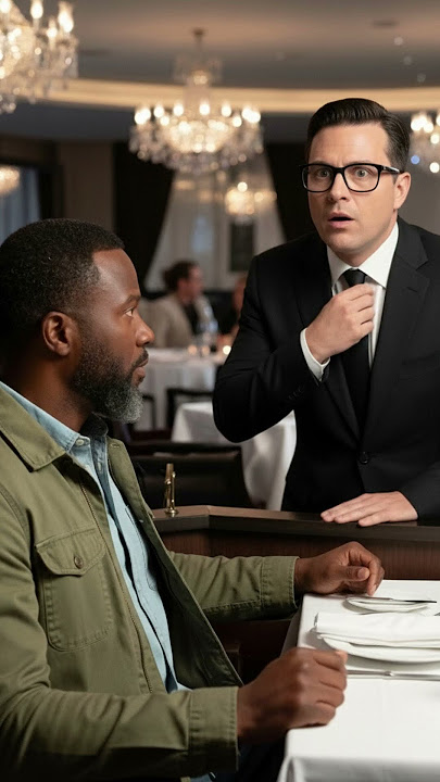Waiter Refused to Serve a Black Man… Seconds Later, He Realized It Was His Boss!