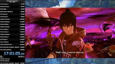 Xenoblade Chronicles 3 NG+ 100% Speedrun 17:01:05 Part 5 ~ Rest of Run