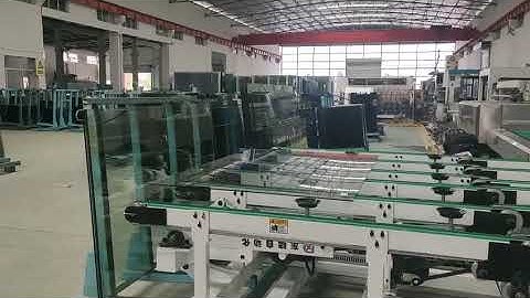 Automatic glass unloading machine