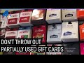 Partially Used Gift Cards Sitting Around? Don&#39;t Toss Them | NBCLA