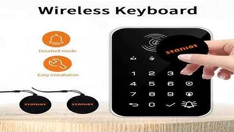 Staniot 433Mhz Wireless Touch Keyboard 2Pcs RFID Card Arm Or Disarm Password Keypad For Tu