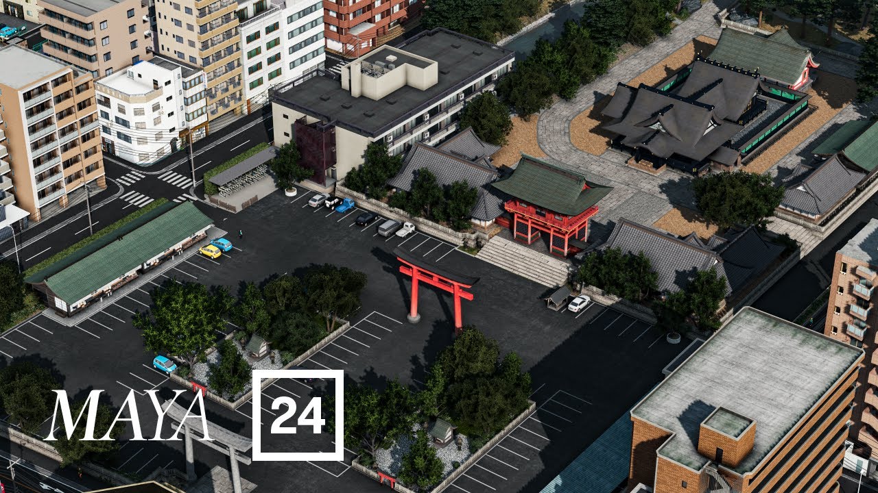 Expand the urban + Shrine - Cities Skylines: Maya [EP 24]