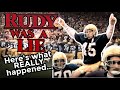 What happened to rudy ruettiger uncovering the lies in rudy