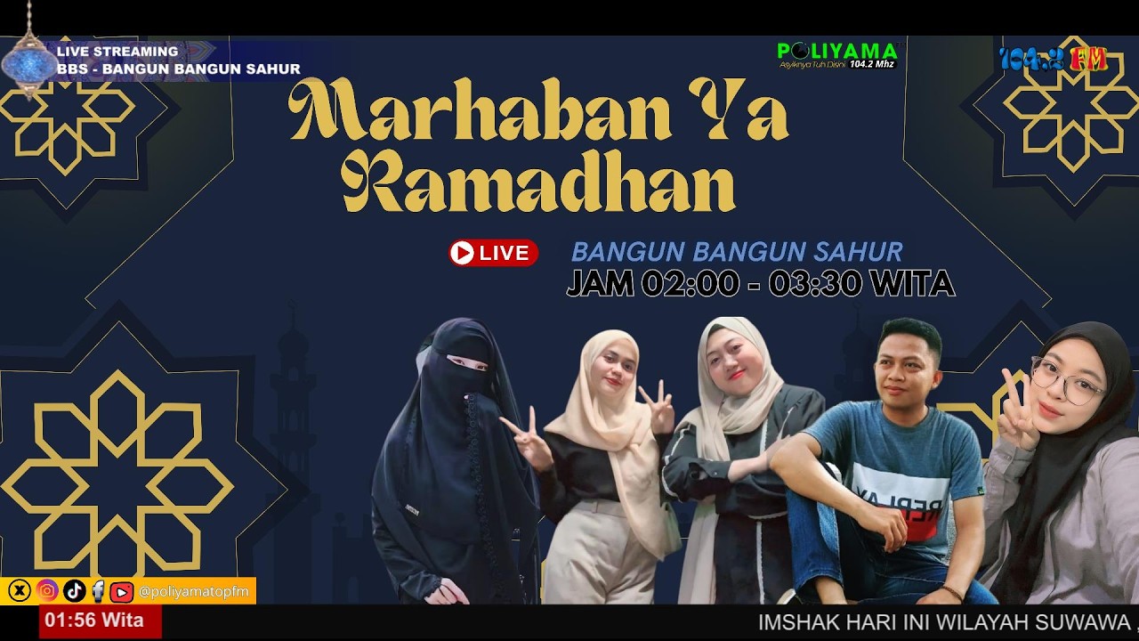 BANGUN BANGUN SAHUR Hari Ke 14 Ramadhan 1447H 04 MARET  2026