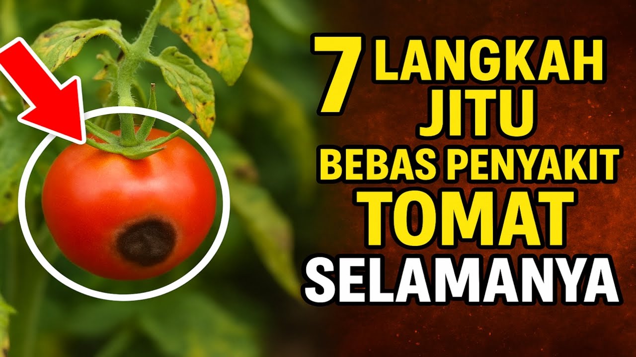 7 Langkah Jitu Bebas Penyakit Tomat Selamanya untuk Panen Sehat (Atasi Fitoftora dan Busuk)